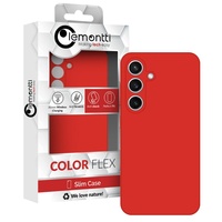 Lemontti Premium Siliconen Hoesje Samsung Galaxy A15 / A15 5G Rood