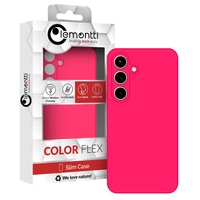 Custodia in silicone Premium Lemontti per Samsung Galaxy A05s Rosa