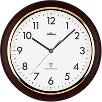 Orologio da parete Atlanta 4536/20, Quarzo, Bianco, Analogico, Moderno