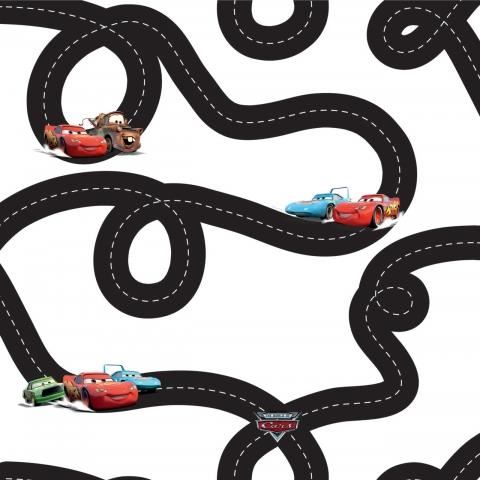 Rotolo di carta da parati 10 x 0,52 m Disney Cars TA01897