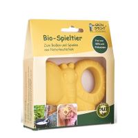 Giocattolo da dentizione biologico, in gomma naturale, Fluturas, Grunspecht 682-00
