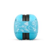 Cuffie antifoniche per neonati, offrono protezione uditiva da 0+ mesi, 2 archetti regolabili, SNR 25, blu, SCHALLWERK MINI+ Baby Blue