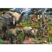 Puzzle Ravensburger - Animals in the Wild, 18000 pieces