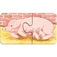 Puzzle Ravensburger - At the Farm, 9x2 pieces