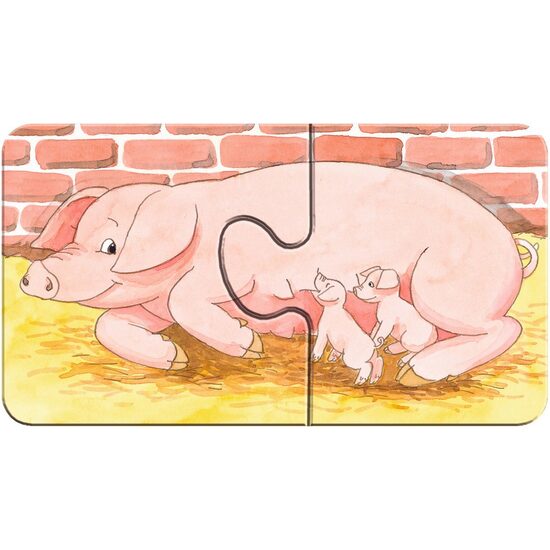 Puzzle Ravensburger - At the Farm, 9x2 pieces