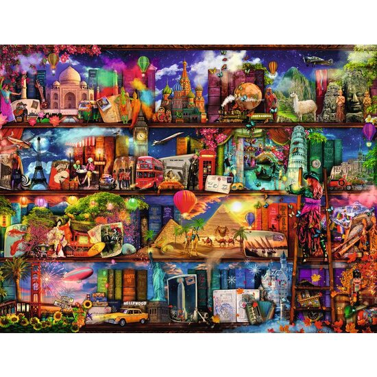 Ravensburger puzzel - Aimee Stewart: World of Books, 2000 stukjes