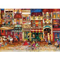 Puzzle Ravensburger - Streets of France, 1000 pieces
