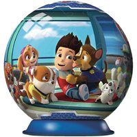 Ravensburger wereldbolpuzzel - Paw Patrol, 72 stukjes