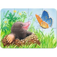 Mijn eerste Ravensburger puzzel - bosdieren, 2/4/6/8 stukjes