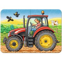 Mijn eerste puzzel Ravensburger - Landbouwmachines, 2/4/6/8 stukjes