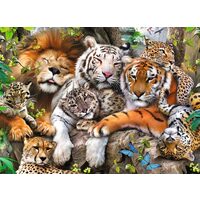 Puzzel Ravensburger - Tijgers, 200 stukjes