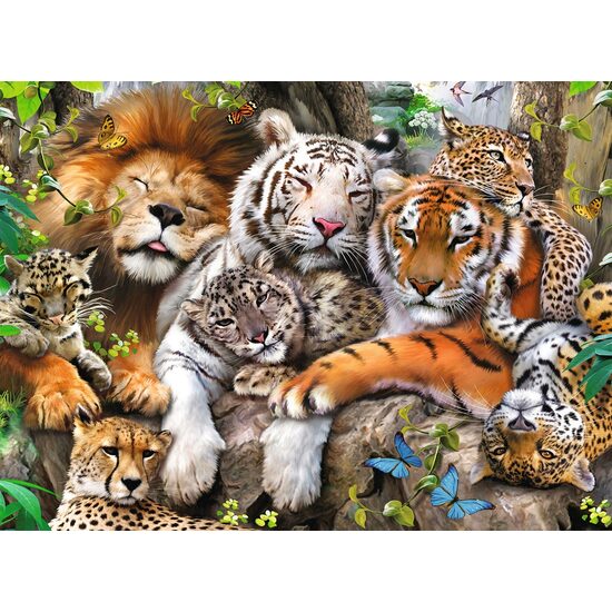 Puzzel Ravensburger - Tijgers, 200 stukjes