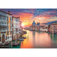 Puzzel Castorland - Venetië bij zonsondergang, 500 stukjes