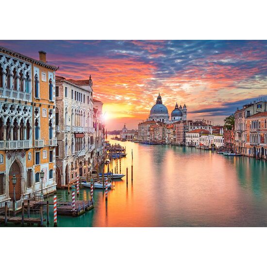 Puzzel Castorland - Venetië bij zonsondergang, 500 stukjes