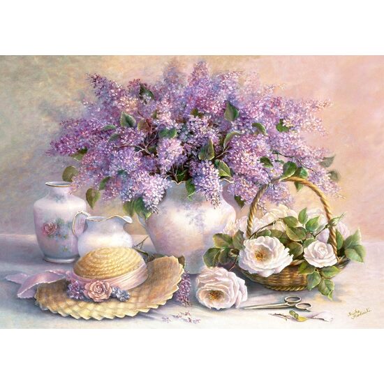 Puzzle Castorland - Jour des fleurs Trisha Hardwick, 1000 pièces