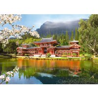 Puzzle Castorland - Replica dell'antico tempio Byodoin, 1000 pezzi
