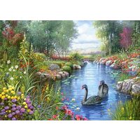 Puzzle Castorland - Copia di Cigni Neri, Andres Orpinas, 1500 pezzi