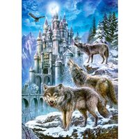 Puzzle Castorland - Lupi e Castello, 1500 pezzi
