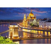 Puzzle Castorland - Budapest Veduta al tramonto, 2000 pezzi