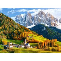 Puzzle Castorland - Chiesa di Santa Maddalena Dolomiti, 2000 pezzi