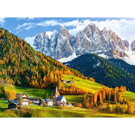 Puzzle Castorland - Chiesa di Santa Maddalena Dolomiti, 2000 pezzi