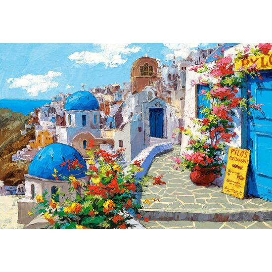 Puzzle Castorland - Primavera a Santorini, 2000 pezzi