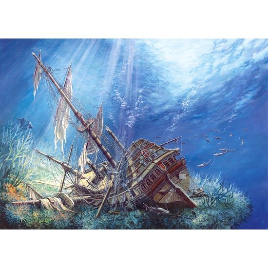 Puzzel Castorland - Gezonken Galjoen, 2000 stukjes