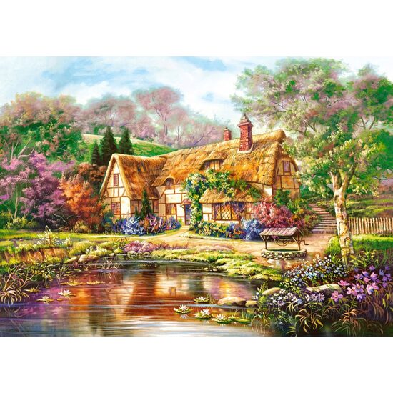 Puzzel Castorland - Kopie van Twilight bij Woodgreen Pond, 3000 stukjes
