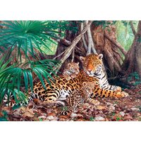 Puzzle Castorland - Jaguars dans la jungle