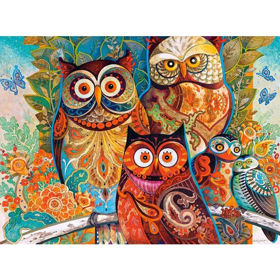 Puzzel Castorland - Uilen, 2000 stukjes