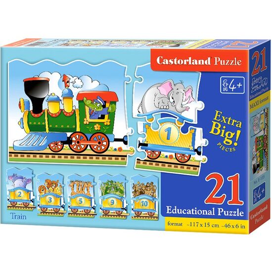 Castorland Educatieve puzzel - Trein