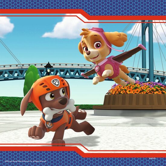 Puzzel Ravensburger - Paw Patrol, 3x49 stukjes