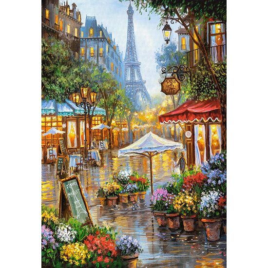 Puzzel Castorland - Lentebloemen Parijs, 1000 stukjes