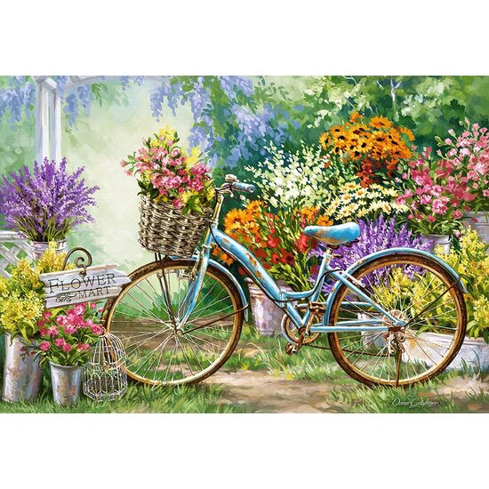 Puzzel Castorland - De Bloemenmarkt, 1000 stukjes