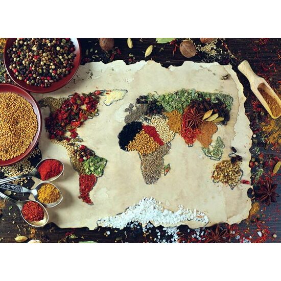 Puzzle Anatolian - Herbal World Map, 1000 piese