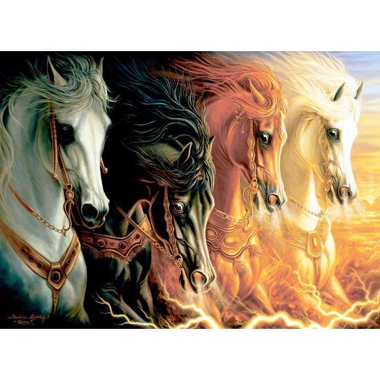 Puzzle Anatolian - Four Horses Of Apocalypse, 1000 piese