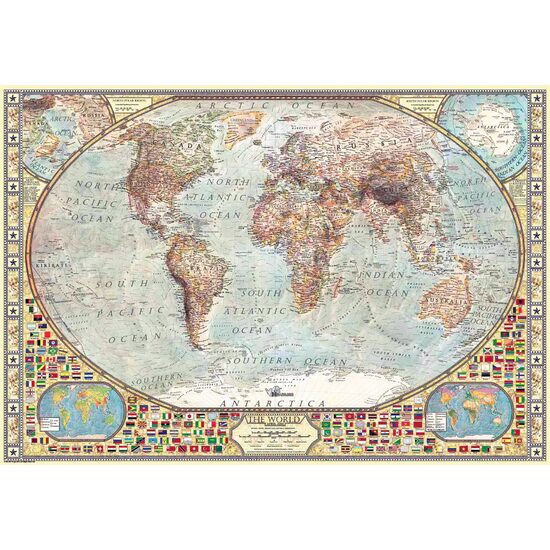 Anatolische puzzel - Wereldkaart, 2000 stukjes