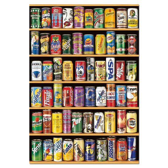 Puzzle Educa - Bierdosen, 1500 Teile, inklusive Puzzlekleber