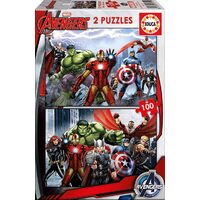 Puzzle Educa - Avengers, 2x100 pezzi