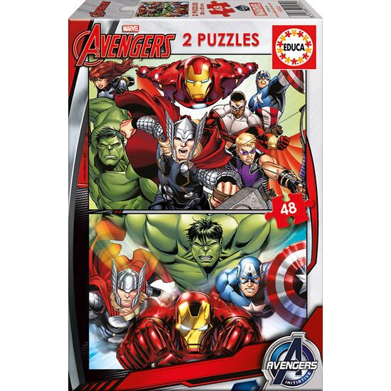 Puzzle Educa - Avengers, 2x48 Teile