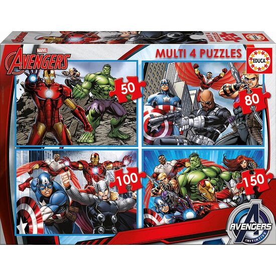 Puzzle Educa - Avengers, 50/80/100/150 Teile
