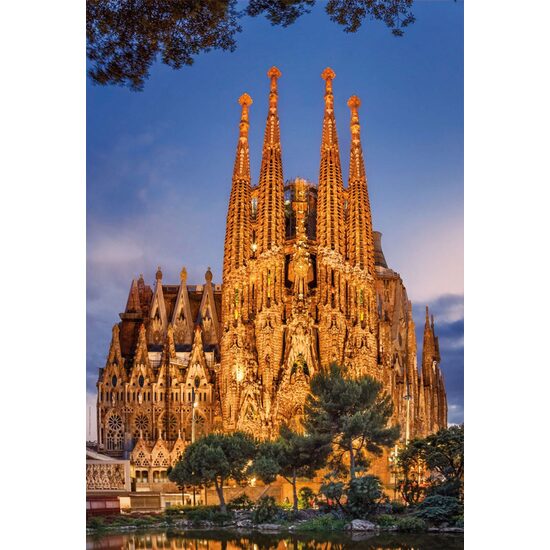 Puzzle Educa - Sagrada Familia, 1000 Teile, mit kleber