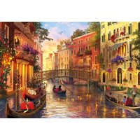Puzzle Educa - Dominic Davison: Tramonto a Venezia, 1500 pezzi, inclusa colla per puzzle