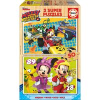 Puzzle Educa - Mickey und die Roadster Racer, 2x50 Teile