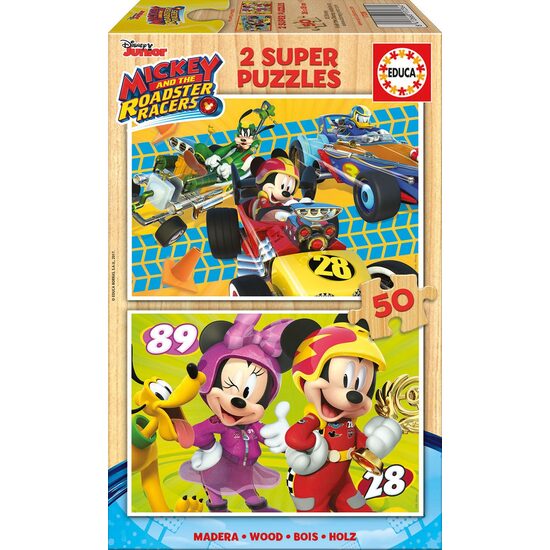Puzzle Educa - Mickey und die Roadster Racer, 2x50 Teile