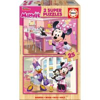 Puzzle Educa - Minnie Happy Helpers, 2x25 Teile