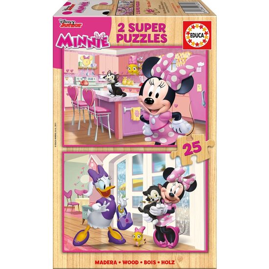 Puzzle Educa - Minnie Happy Helpers, 2x25 Teile