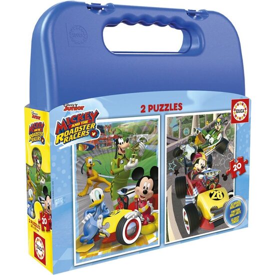 Puzzle Educa - Mickey and the Roadster Racers Case, 2x20 Teile