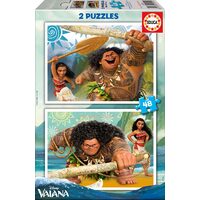 Puzzle Educa - Vaiana, 2x48 Teile