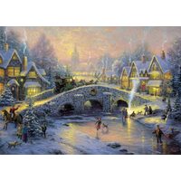 Puzzle Schmidt - Thomas Kinkade: Lo spirito del Natale, 1000 pezzi